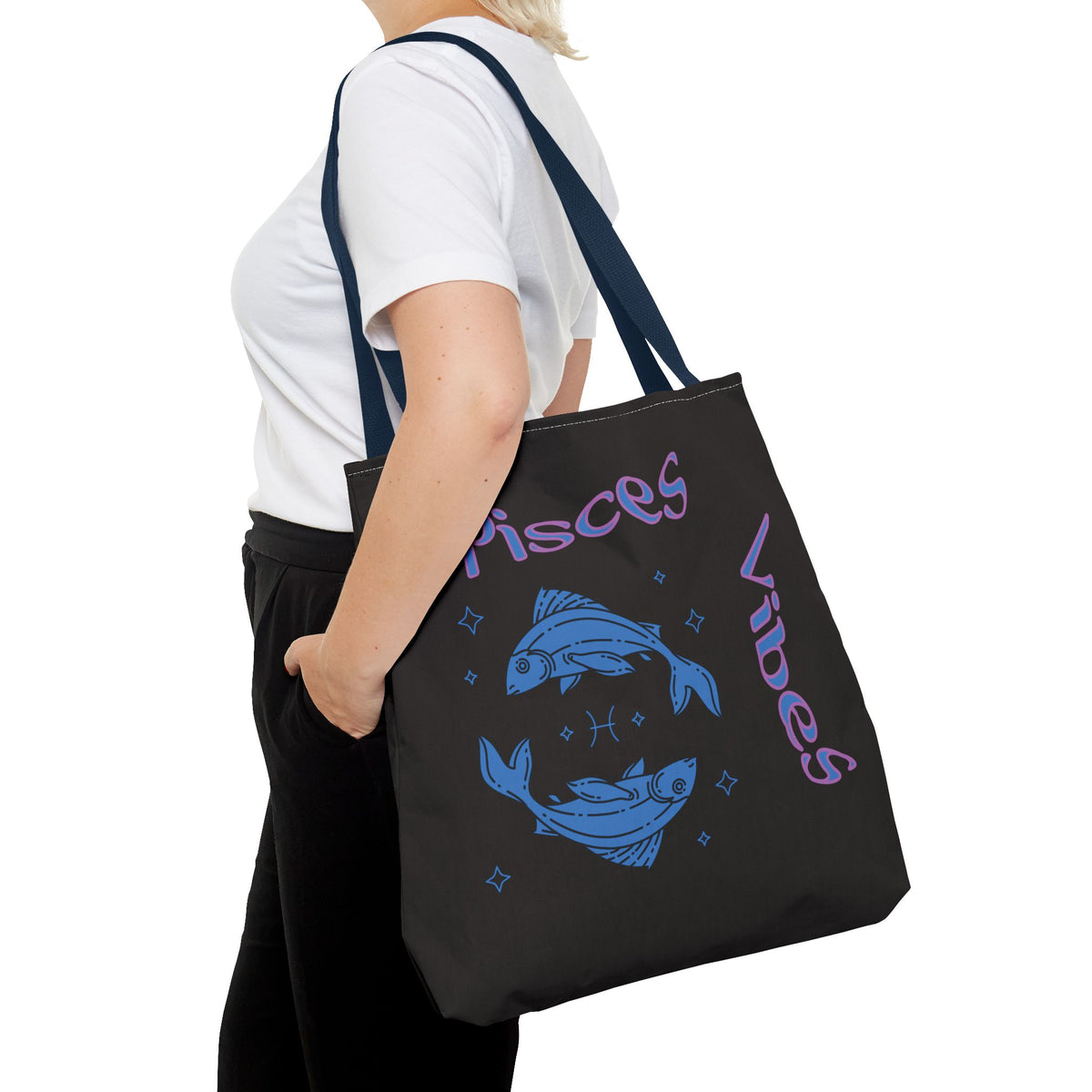 Pisces Vibes Zodiac Tote