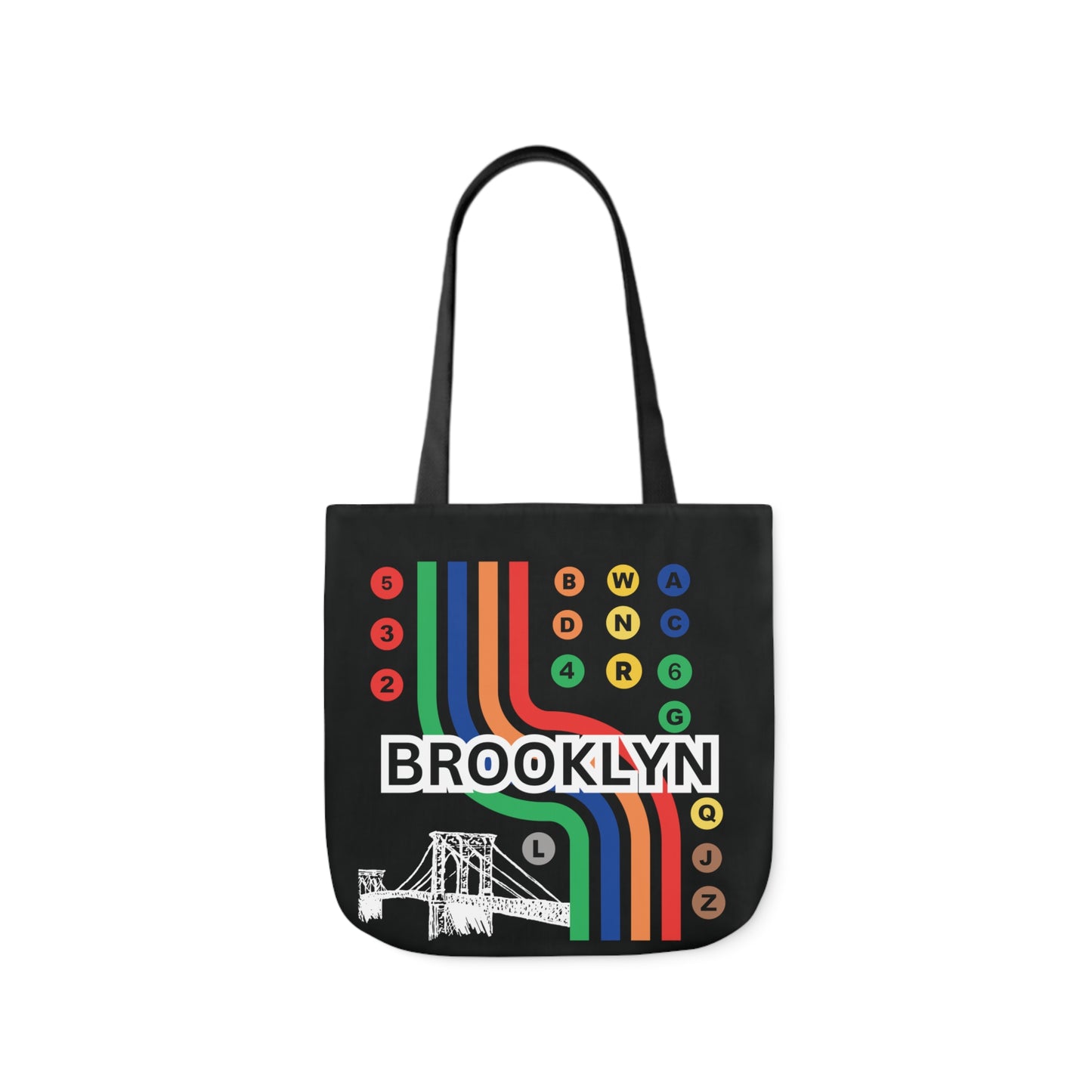 Canvas Tote Bag - Brooklyn Design