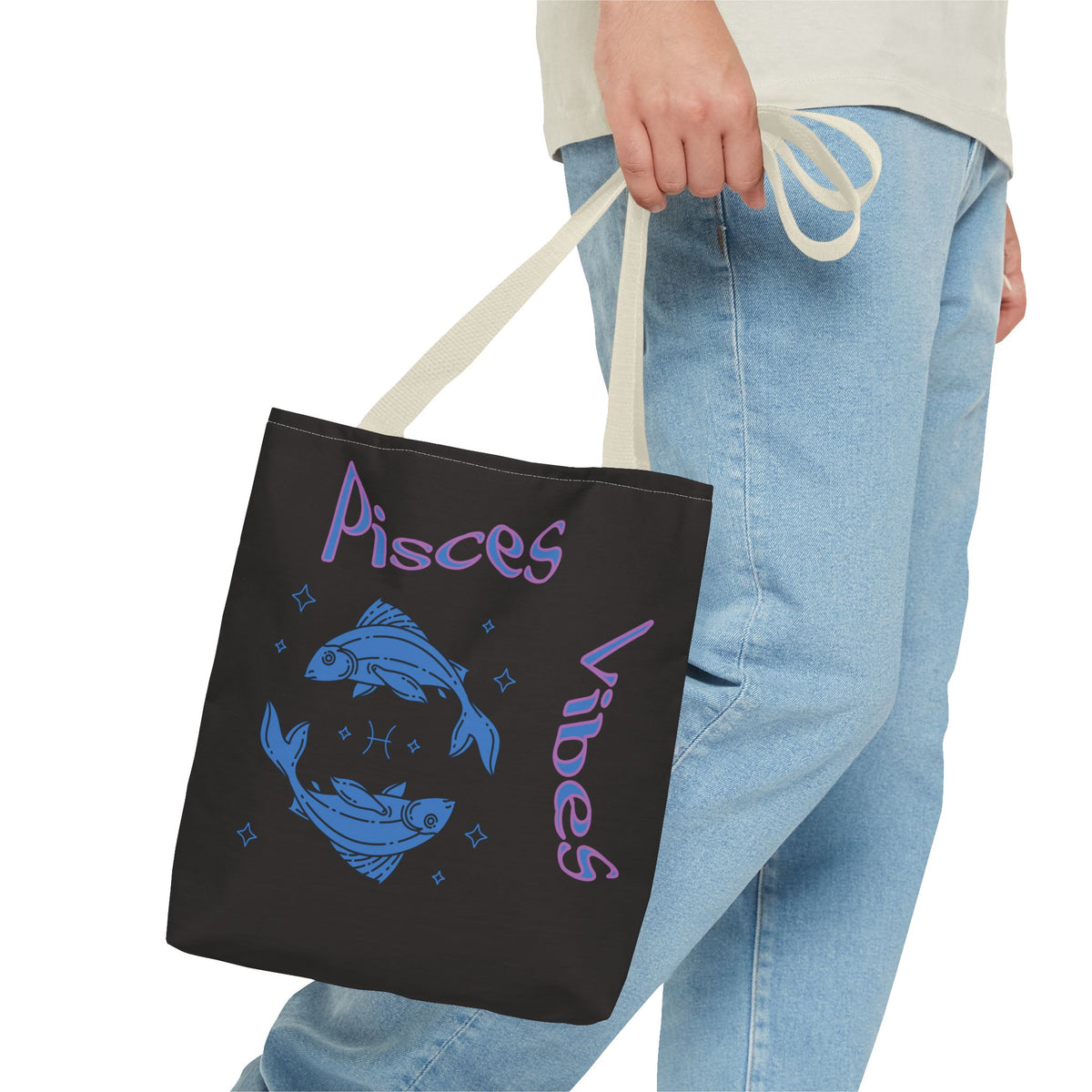 Pisces Vibes Zodiac Tote