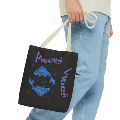 Pisces Vibes Zodiac Tote