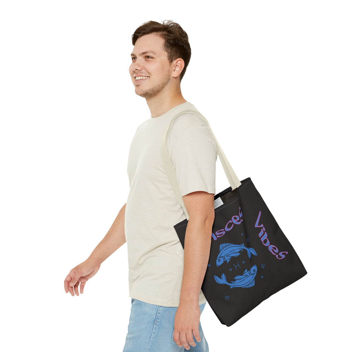 Pisces Vibes Zodiac Tote