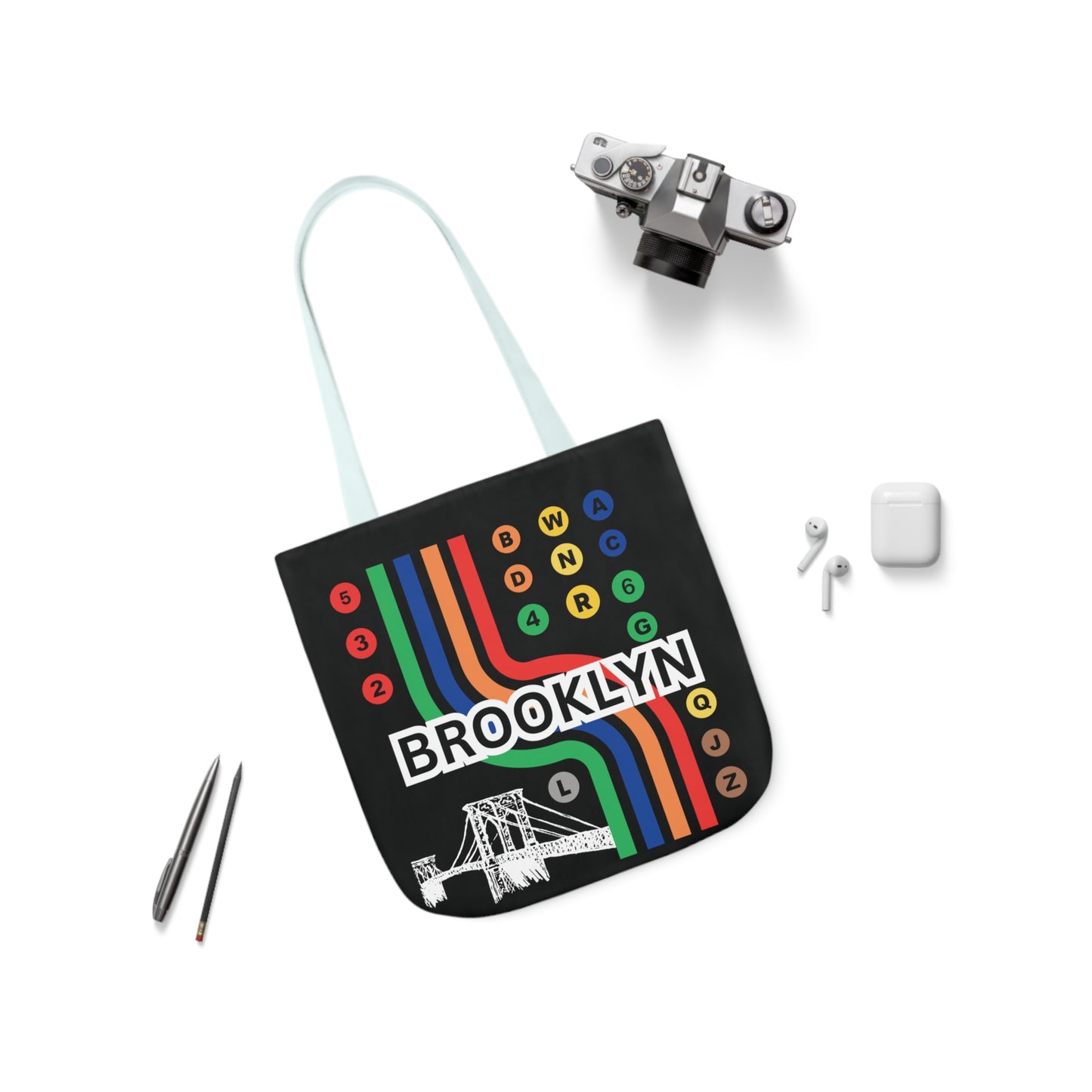 Canvas Tote Bag - Brooklyn Design