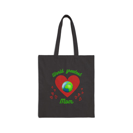 Mom Cotton Canvas Tote Bag