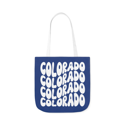 Canvas Tote Bag Denver Colorado Theme