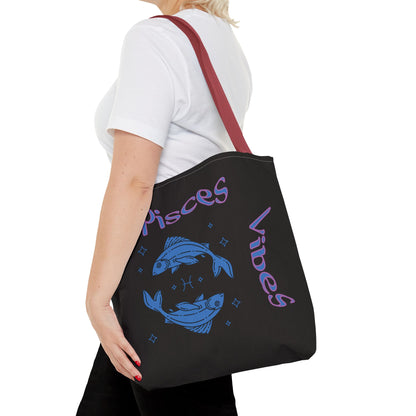 Pisces Vibes Zodiac Tote