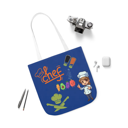 Chef Canvas Tote Bag, 5-Color Straps