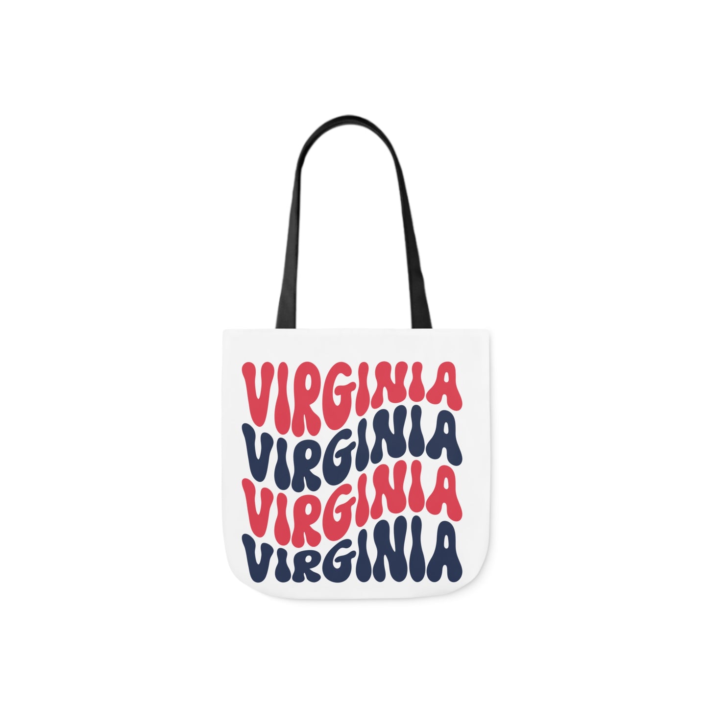 Canvas Tote Bag - Virginia Design with 5-Color Straps