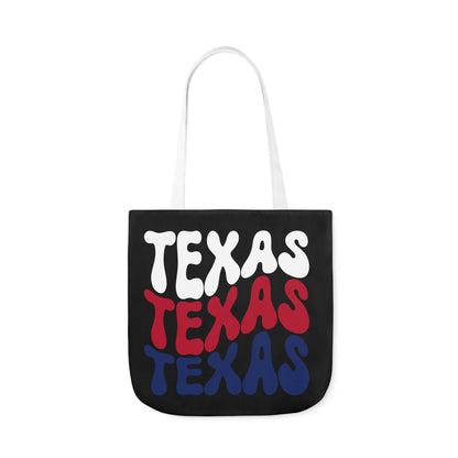 Texas Canvas Tote Bag, 5-Color Straps