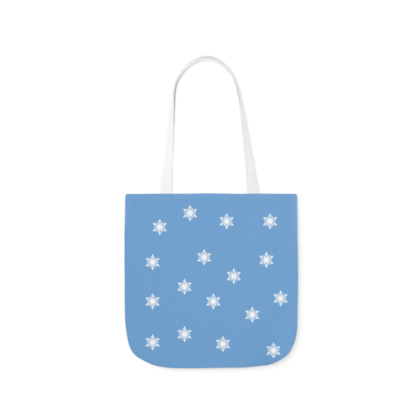 Blue Snowman Tote Bag