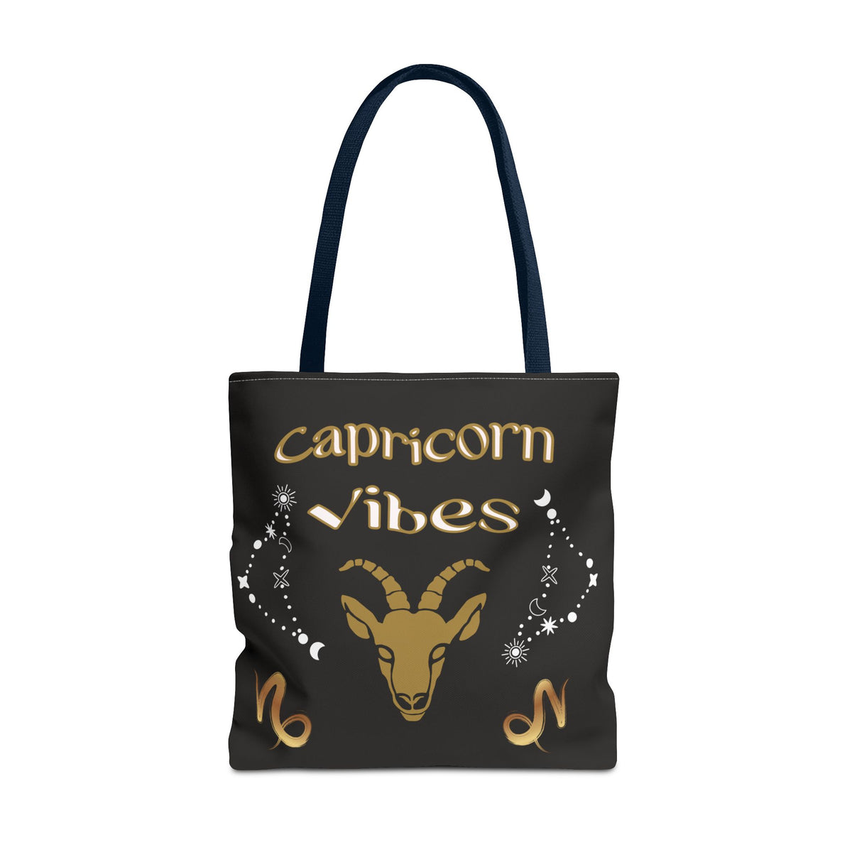 Capricorn Vibes Tote Bag — Zodiac Birthday Gift (December 22–January 19)