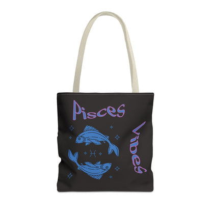 Pisces Vibes Zodiac Tote