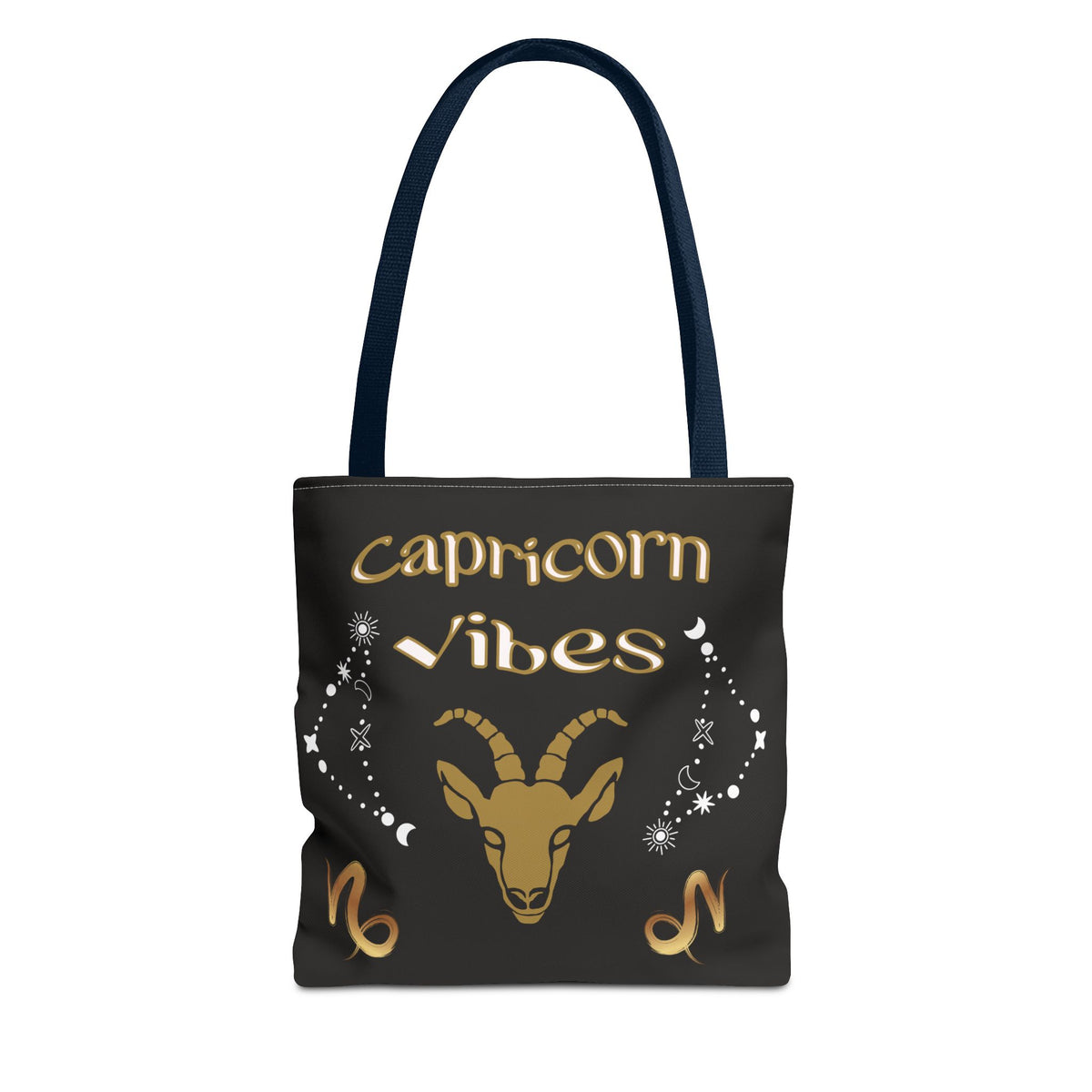 Capricorn Vibes Tote Bag — Zodiac Birthday Gift (December 22–January 19)