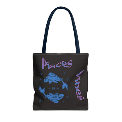 Pisces Vibes Zodiac Tote