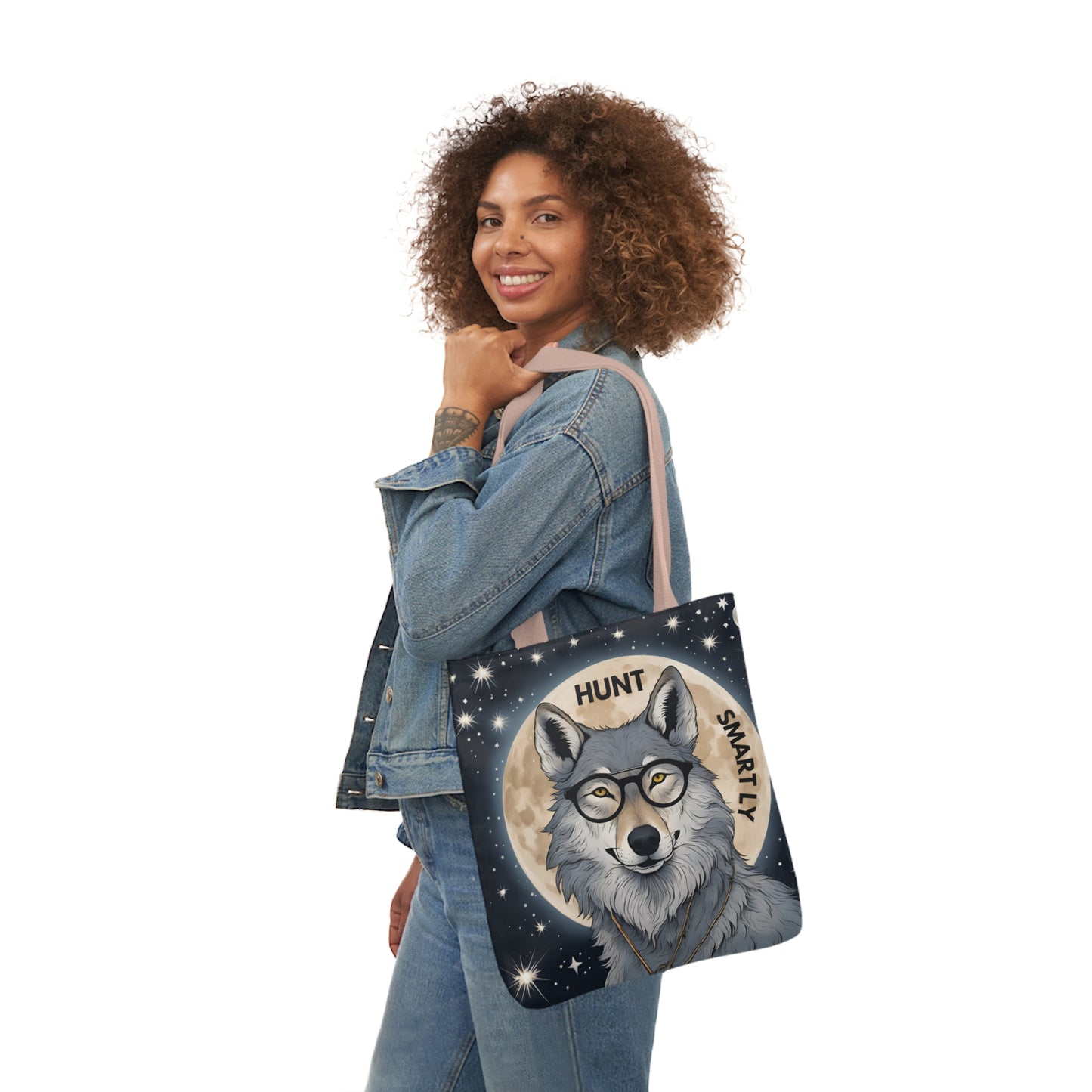 Smart Wolf Tote Bag