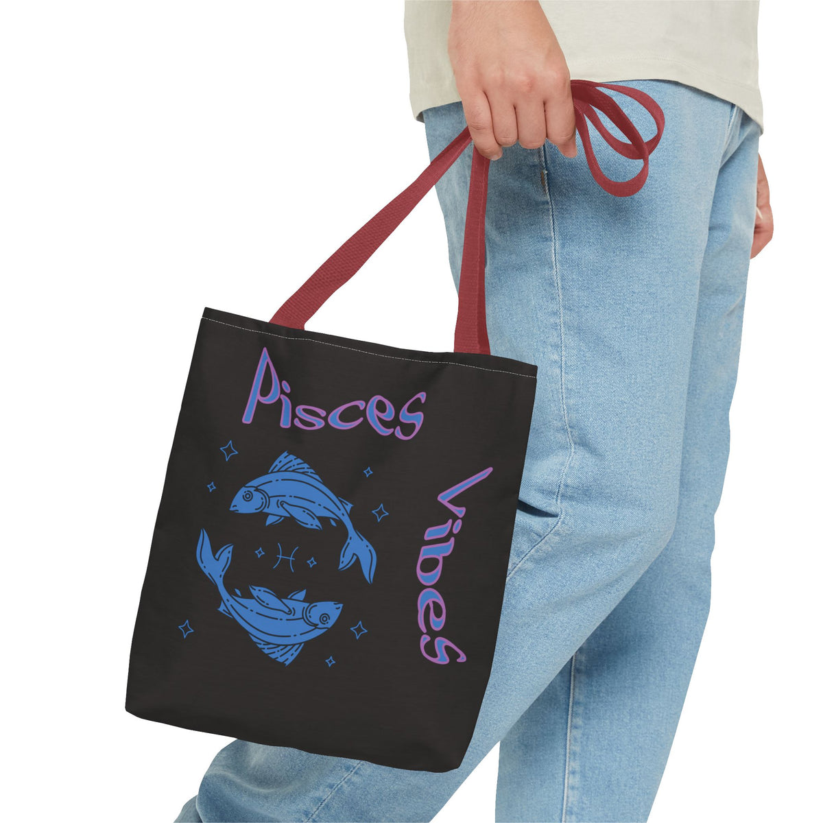 Pisces Vibes Zodiac Tote