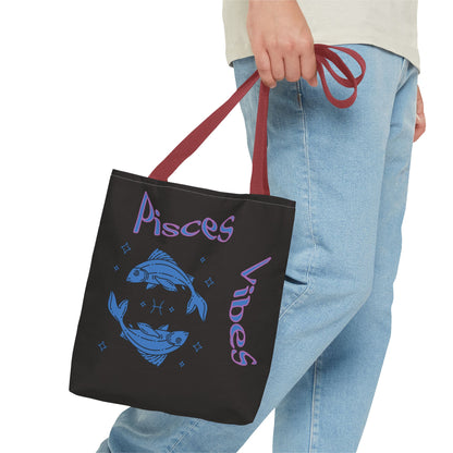 Pisces Vibes Zodiac Tote