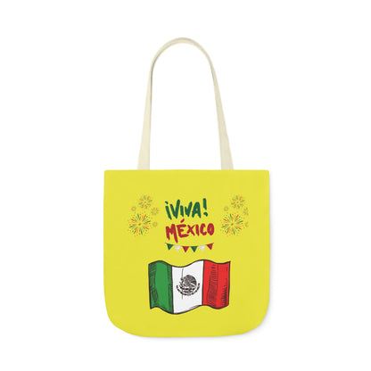 Personalized Mexican Theme Black Canvas Tote Bag