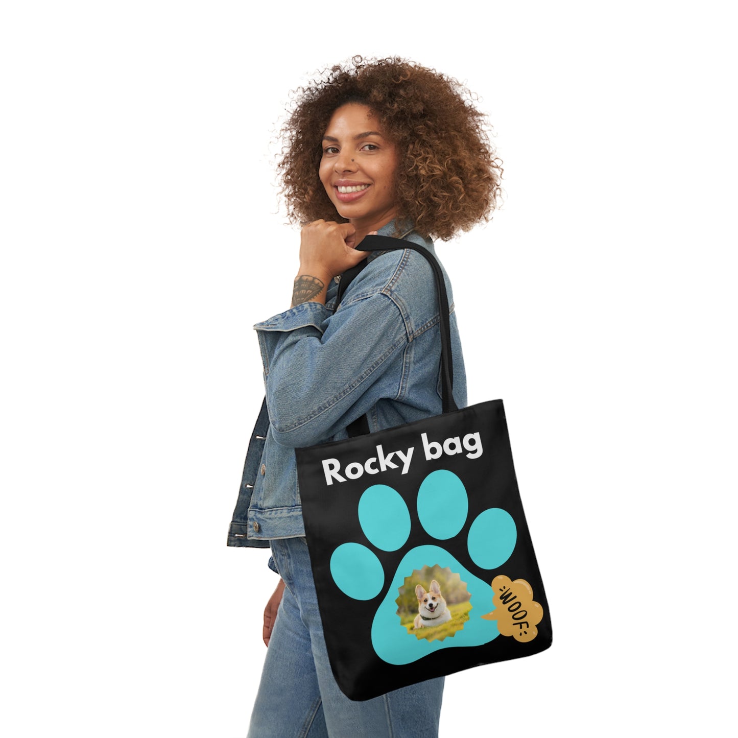 Personalized Dog Canvas Tote Bag