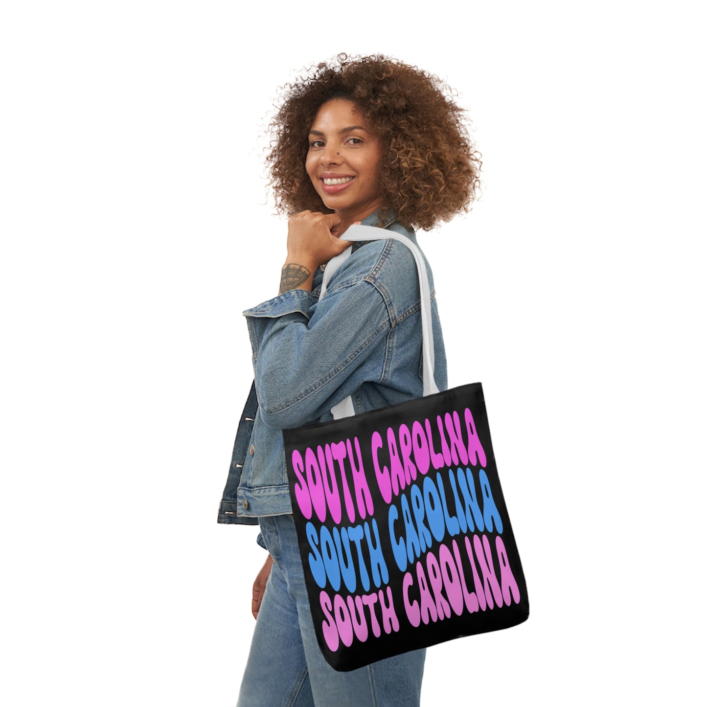 South Carolina Canvas Tote Bag, 5-Color Straps