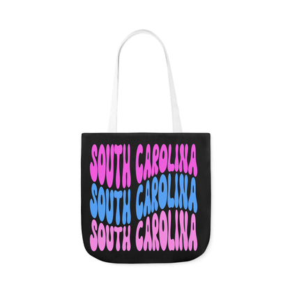 South Carolina Canvas Tote Bag, 5-Color Straps