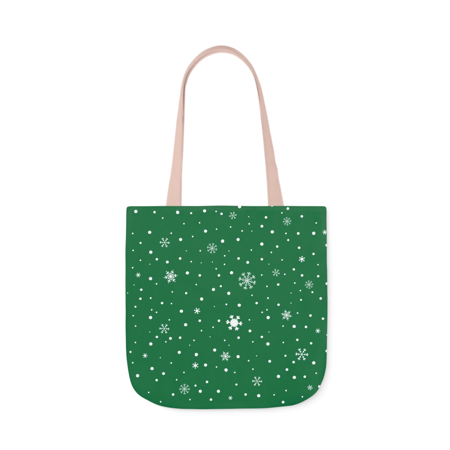 Green Christmas Personalized pet Canvas Tote Bag