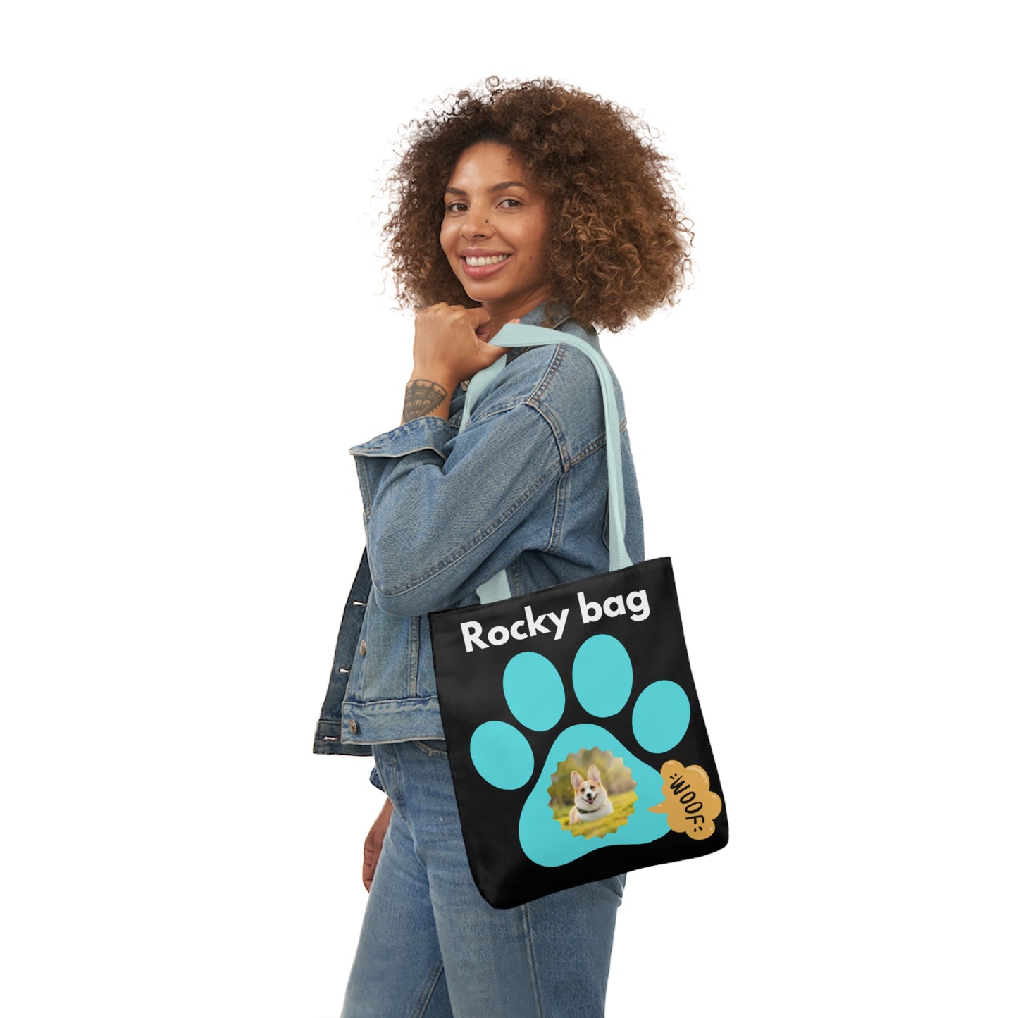 Personalized Dog Canvas Tote Bag