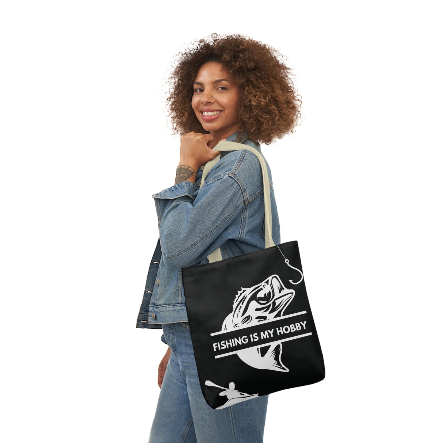 Fishing Canvas Tote Bag