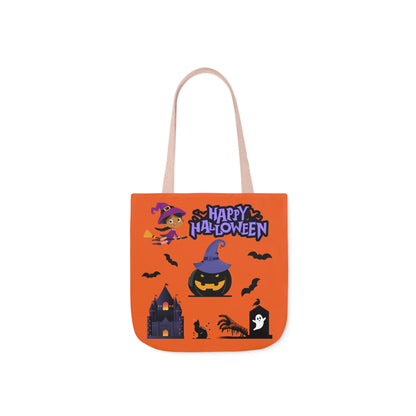 Holloween Canvas Tote Bag, 5-Color Straps