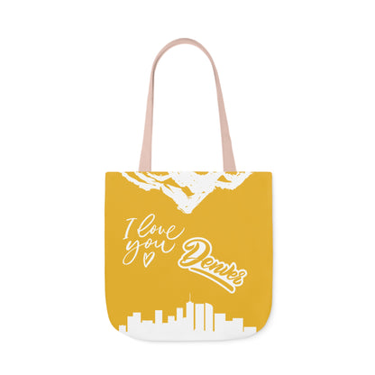 Canvas Tote Bag Denver Colorado Theme