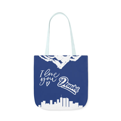 Canvas Tote Bag Denver Colorado Theme