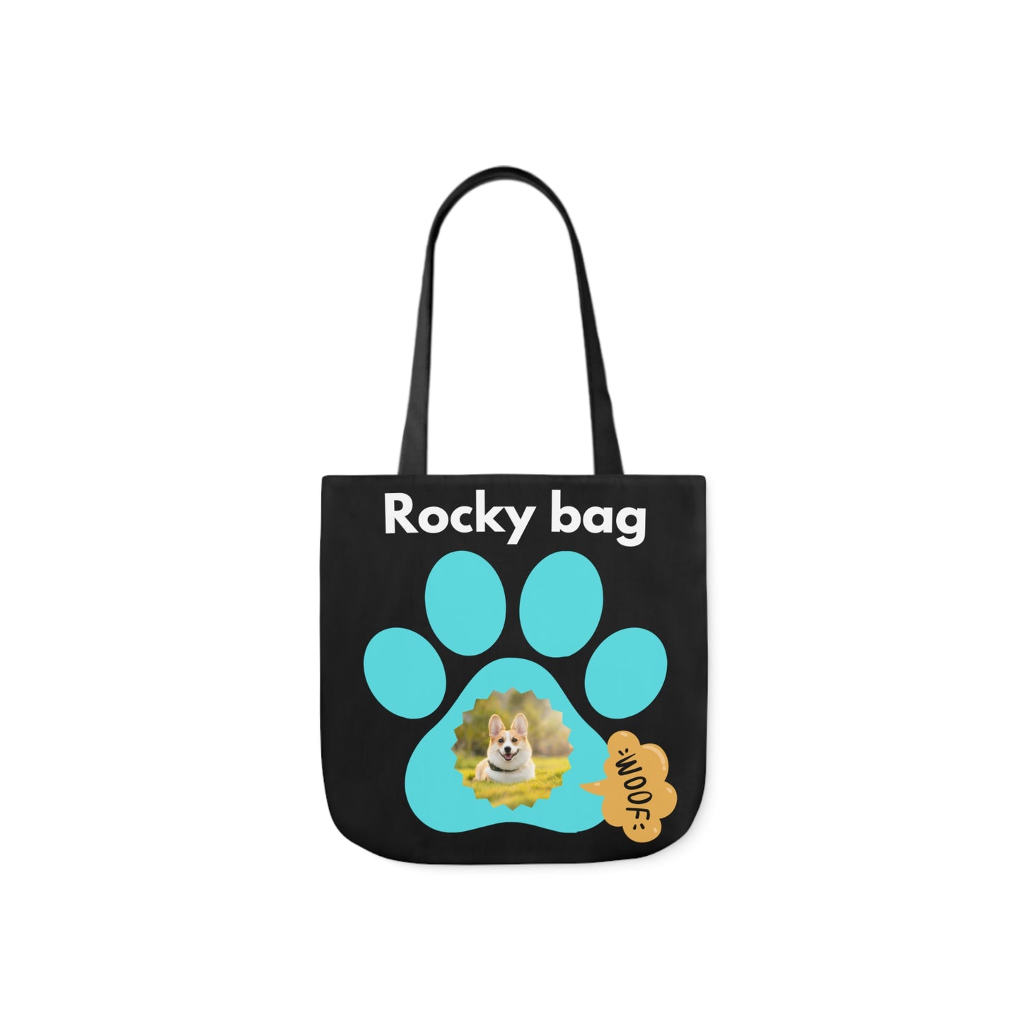 Personalized Dog Canvas Tote Bag