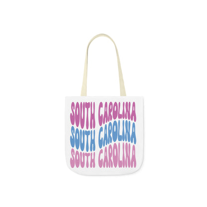 South Carolina Canvas Tote Bag, 5-Color Straps