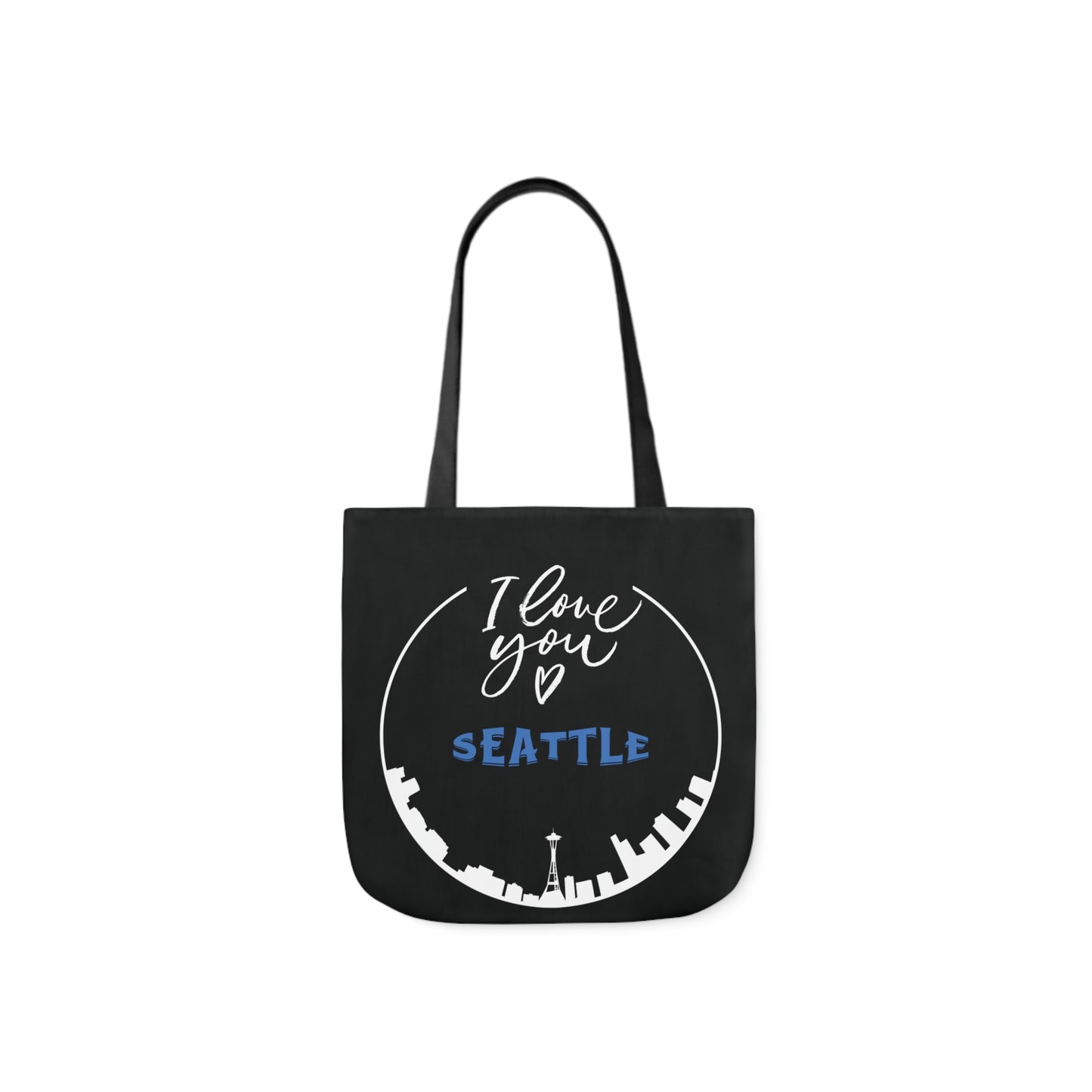 Canvas Tote Bag, Seattle Washington Theme