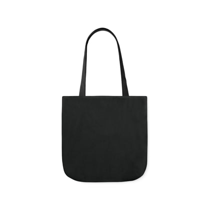 Black, Black History Graphic Design Canvas Tote Bag, 5-Color Straps