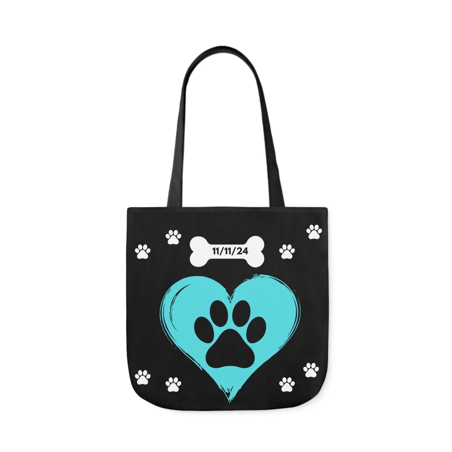 Personalized Dog Canvas Tote Bag