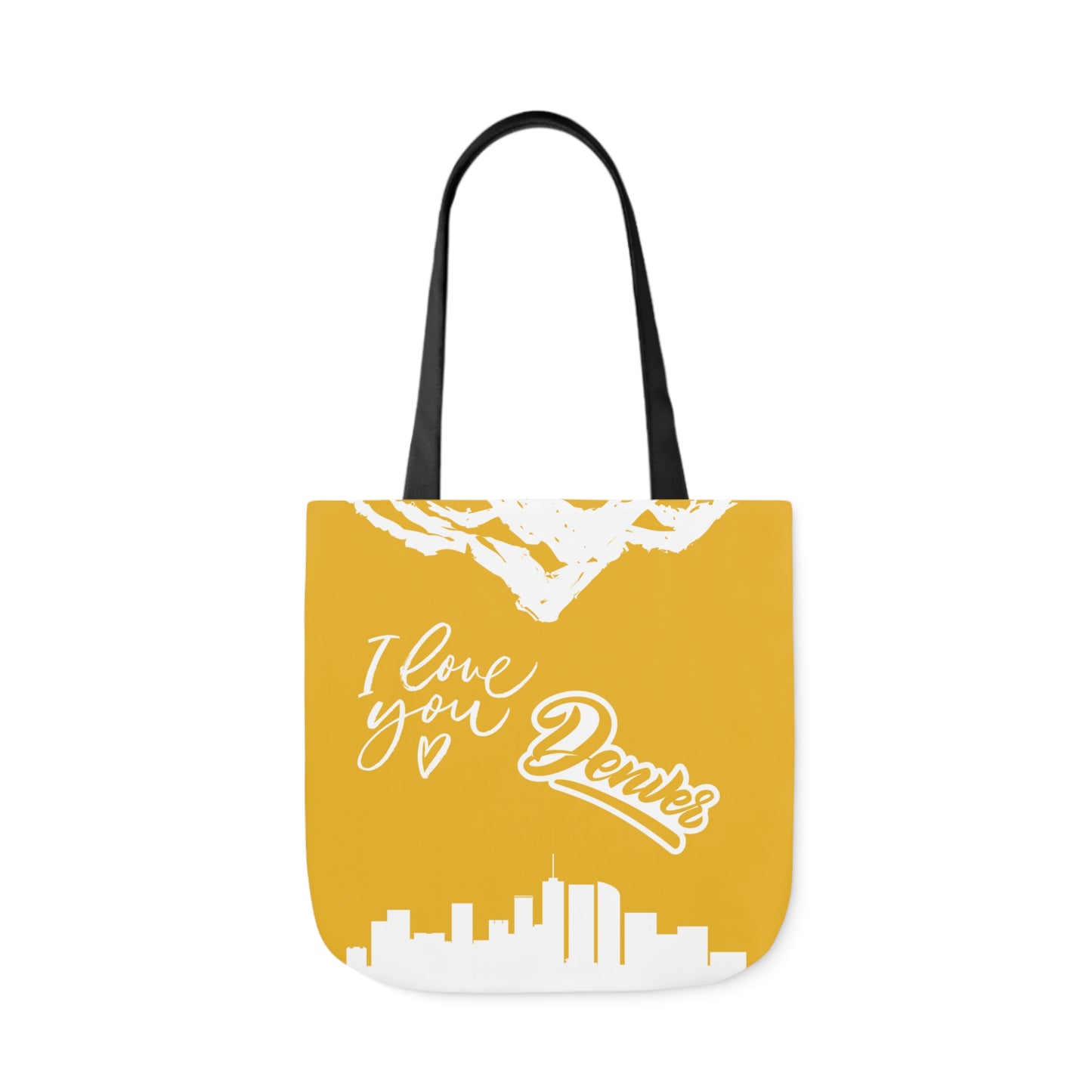 Canvas Tote Bag Denver Colorado Theme