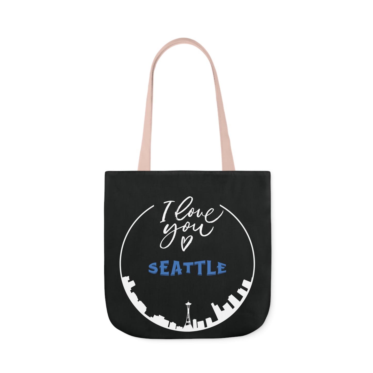 Canvas Tote Bag, Seattle Washington Theme