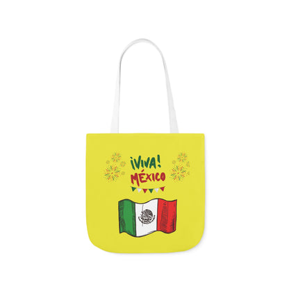Personalized Mexican Theme Black Canvas Tote Bag