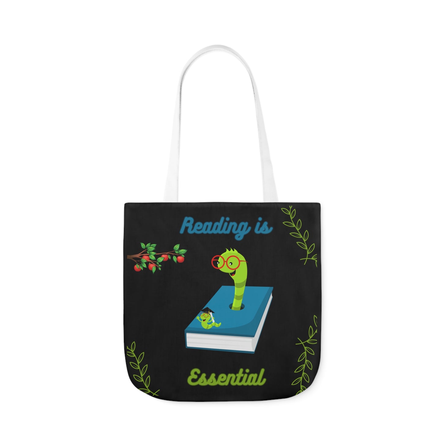 Book bag Canvas Tote Bag, 5-Color Straps