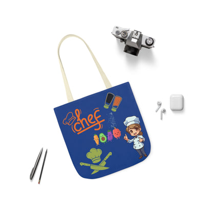 Chef Canvas Tote Bag, 5-Color Straps