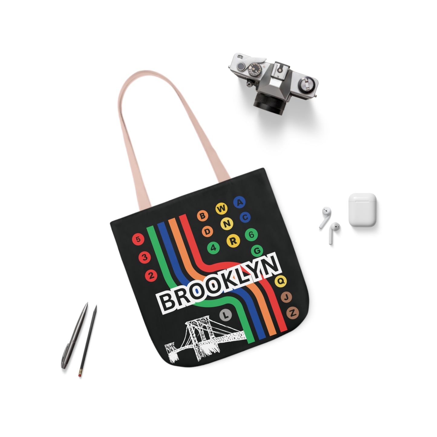 Canvas Tote Bag - Brooklyn Design