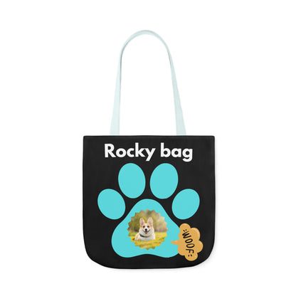 Personalized Dog Canvas Tote Bag