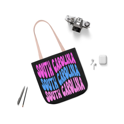 South Carolina Canvas Tote Bag, 5-Color Straps