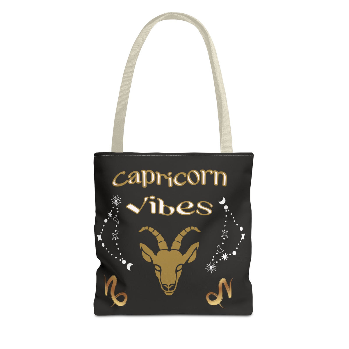 Capricorn Vibes Tote Bag — Zodiac Birthday Gift (December 22–January 19)