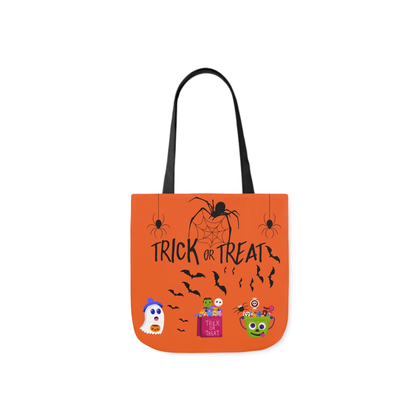 Holloween Canvas Tote Bag, 5-Color Straps