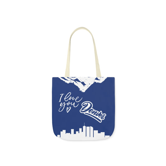 Canvas Tote Bag Denver Colorado Theme