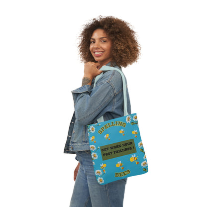 Bubble bee Canvas Tote Bag, 5-Color Straps