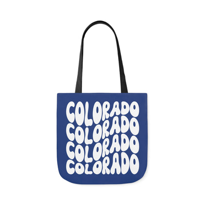 Canvas Tote Bag Denver Colorado Theme