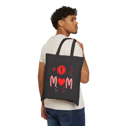 Mom Cotton Canvas Tote Bag