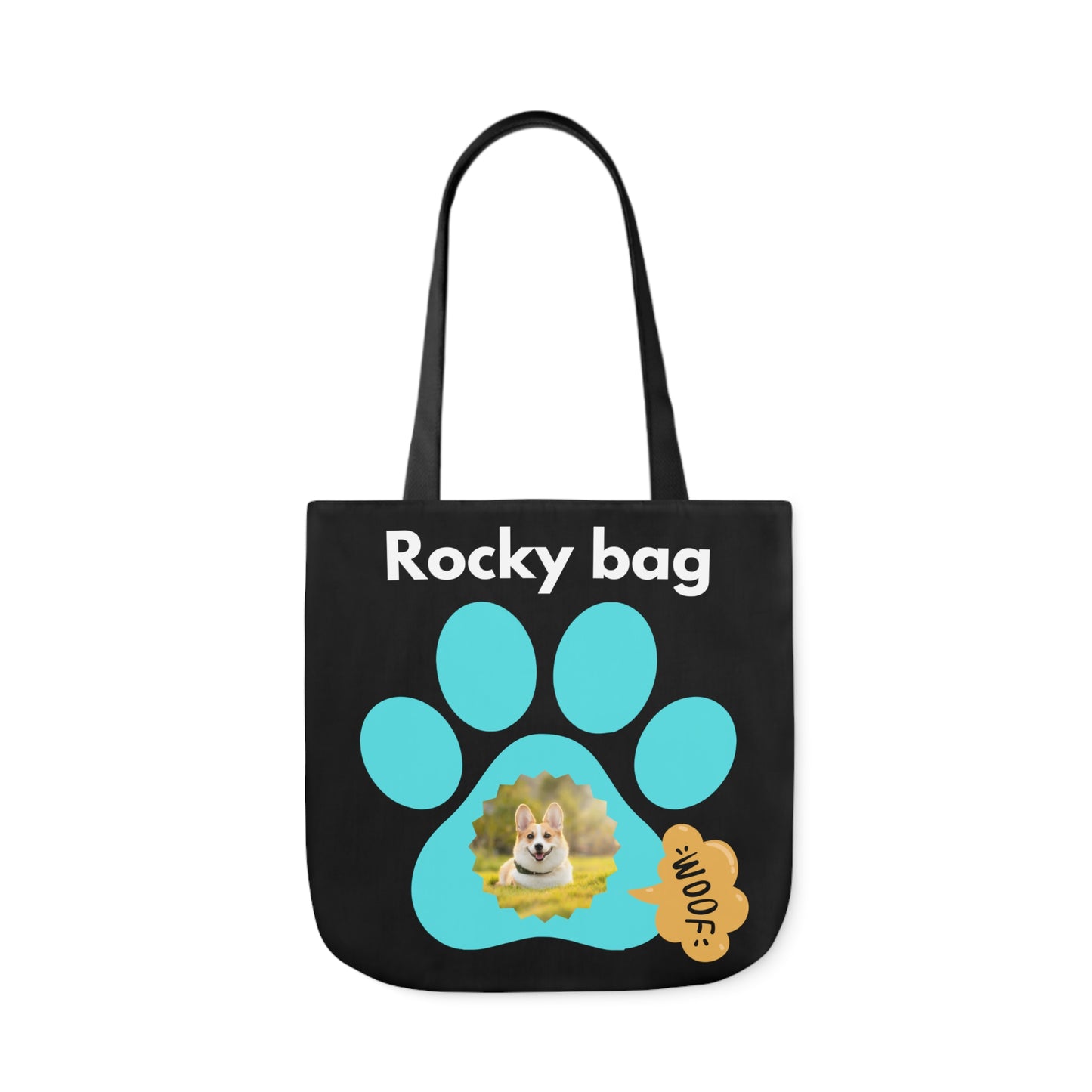 Personalized Dog Canvas Tote Bag